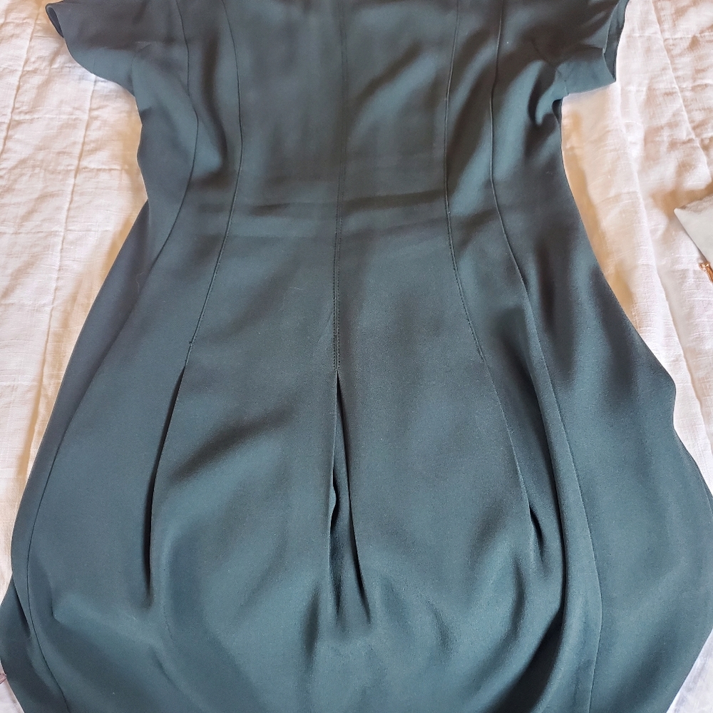 MM LAFLEUR EMERALD DRESS WITH POCKETS